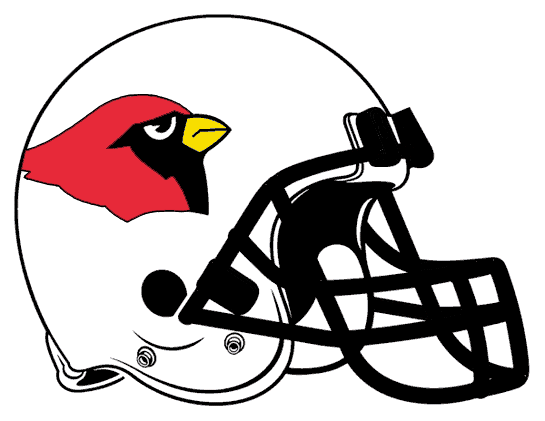 Ball State Cardinals 1985-1989 Helmet Logo vinyl decal